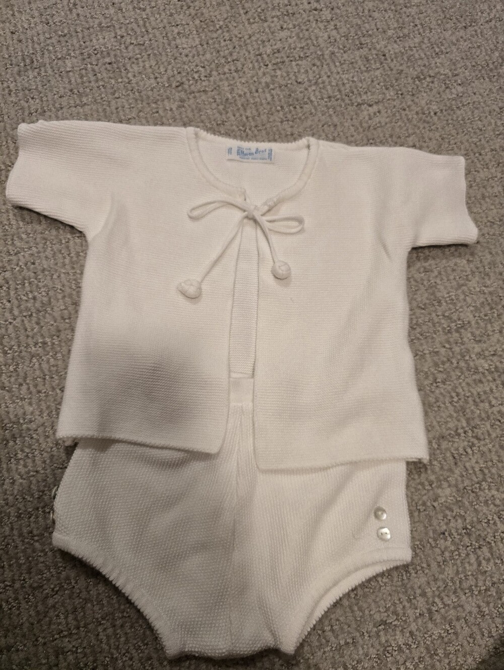 Feltman Bros white knit set